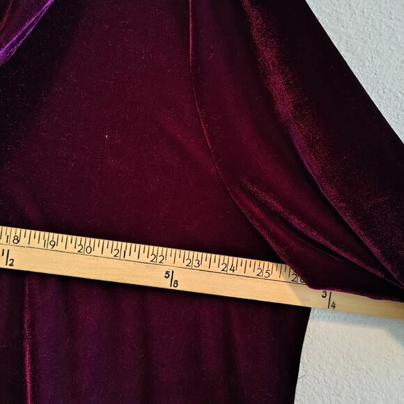 Soft Surroundings Women Plus Size 3x Velvet Cowl Neck Asymmetrical Hem Tunic Top - Picture 10 of 10